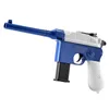 Mauser 장난감 총 권총 매뉴얼 EVA 폼 다트 블래스터 리볼버 어린이를위한 플라스틱 발사기 성인 소년 생일 선물