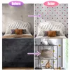 Wallpapers 14pcs / 10pcs Adesivos de parede Papel auto-adesivo 3D estéreo teto painéis decorativos de telhado sala de estar da sala de estar