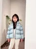 귀여운 소녀 후드 다운 재킷 겨울 키즈 소녀 연근 버블 코트 어린이 따뜻한 두꺼운 파카 코트