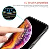 5D 곡선 iPhone 12 Pro Max 11 x 7 8 플러스 필름 3D 가장자리를위한 곡선 된 전체 커버 강화 유리 화면 보호기