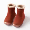 Erste Wanderer Baby Socken Schuhe Säuglingsfarbe Niedliche Kinder Jungen Puppe Weiche Sohlen Kind Boden Silikon Kleinkind Mädchen