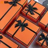 Подарочная обертка Orange Halloween Box Perfume косметика кошелек упаковка свадебный день рождения вечеринка сумка бумага