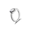 Cluster Rings Vintage Elegance Ring 925 Sterling Zilver Clear CZ Wedding Dames Engagement Fijne Sieraden