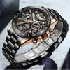 デザイン男カジュアルスポーツウォッチトップ高級メンズ腕時計日付クロノグラフステンレス鋼メンズ腕時計日本 VK クォーツムーブメント