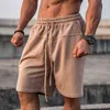 Gym Shorts Men Workout Training Short Athletic Elastic Waist Fashion Bottoms Sports Wear Fitness Loose Fit 2022 220312