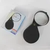 Handheld Magnifying Glass Microscope Folding 5X 60mm Portable Foldable Retro Fashion Magnifier Jewelry Black Eye Loupe Lens Mini