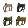 Tactical Dog Hulness Niemiecki Owczarek Medium Duży Nie Pull Regulowany Kamizelka Nylon Oddychająca dla psów