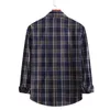 Men's Casual Shirts Men Flannel Plaid Shirt 2021 Autumn Long Sleeve Soft Comfort Slim Fit Brand Brown Checked Camisas De Hombre