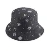 Constellation Galaxy Stars Skriv ut Panama Hat Cap Reversible Bucket Summer Sun S för kvinnor Män Gorro
