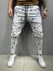 Pantaloni sportivi neri Pantaloni skinny Pantaloni casual da uomo Allenamento fitness maschile Pista in cotone Autunno Inverno Abbigliamento sportivo Uomo