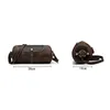 Shoulder Bag Vintage Genuine Leather for Women Crazy Horse Leather Crossbody Female Desiger Messenger