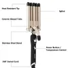 Curls Hair Iron Curler 5 Barrel Wand Curling Iron Hair Beach Waves Hair Waver Crimper Temperature Adjustable Automatic Curler5741874