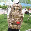 70L Men Camping Waterproof Travel Military Army Bags Outdoor Sport Molle Tactical Rucksacks Camouflage Hiking Backpacks Q0721