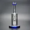 10" Hookah Bong Dab Rig Wheel Filter Percolator Water Pipe Recycler Heady Glass Oil Rigs Ash Catcher Splash Guard Smoke Pipes Bongs