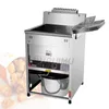 Elektrikli fritöz makinesi ticari ısıtma tüpü dikey kızarmış tavuk makinesi zincir mağaza Fransız jambon sosis kızartması üreticisi