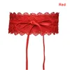 Belts Ly 1 Pcs Women Lady Dress Belt Lace Wide Waist Strap PU Decoration Fashion Waistband CLA88