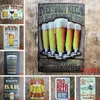 Vintage Metal Tin Signs for Wall Decor London Paris City Sights Iron Paints 2030cm Metal Signs Tin Plate Pub Bar Garage Home D6717902