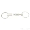 Premium Quick Release Pull-Apart Key Removable Handy Nyckelring Avtagbar Keychain Tillbehör med två Split Ringar till243