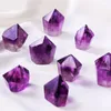 Cristallo di ametista naturale Punto di quarzo Artigianato Guarigione Reiki Pietra preziosa Chakra Pietra grezza Energia Smagnetizzazione Ornamenti