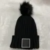 Winter Designer Hats Dames Kasjmier Gebreide Hoed Effen Kleur Warm Cap Ski Muts Caps Dames Mode Mutsen