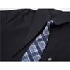 Catene streetwear estive Camicetta nera da donna con cravatta stampata scozzese Camicia a maniche corte gotica stile preppy moda Blusas 210515