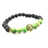 Beaded Strands Well Sale Women Men Bracelet Cool Animal Lion Design With Volcanic Rock Beads Suitable Gift For BFF Provide Drop Trum22