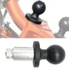 Motorcycle Handlebar Mobile Phone Fixing Bracket Seat Hollow Ball Head Through Hole Tripods Loga22