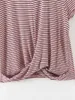 HSA夏Tシャツ半袖カジュアルトップティーファッションOネックストライプステッチナックストライプステッチ210417