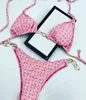 Sexiga Kvinnor Sommar Badkläder Bikini Set Bra Triangle Suit Baddräkt Badning Simning