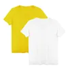 Femmes T-shirts Manches courtes O Cou Basic Tops Summer Coton Femme T-shirt Femme Noir Jaune Casual Gilrs Simple Mode 210416