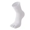 Men's Socks Man Tabi Toe Men Women Black White Cotton Deodorant Breathable Kimono Flip Flop Wives With Separate Toes Sox