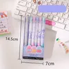 Simple Beurre Ours Presse Stylo Dessin Animé Gel Stylos définit 0.5mm Étudiant Signe D'examen 6 en 1 kit 2 styles