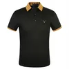 Mens Designer Polos shirts Luxury New Brand Designer Short Sleeves Fashion Printed Tops Casual Outdoor Clothes M-3XL