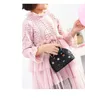 فتاة صغيرة حقيبة محفظة pu الكتف لديها مقبض 4 اللون عارضة الطباعة لطيف الفوضى الأميرة السفر محفظة هدية عيد