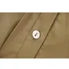 Lapel långärmad laminat kvinnlig skjorta höst ruffled hajuku chic kvinnors tröja västra topp 210507