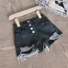 Summer Clothes Baby Girls Shorts Denim Boys Holes For Children Clothing Pants 210528