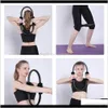 Cercles Yoga Cercle Pilates Anneau Léger Portable Antidérapant Hommes Femmes Gym Fitness Workout Sports Keep Fit Equipment Ocyqw Mxnto