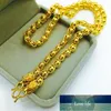 Cadenas de hip hop para joyería para hombre Oro amarillo pesado Relleno Grueso Largo Gran Chunky Hippie Rock Collar 24 pulgadas, 7 mm de ancho Gargantillas Precio de fábrica diseño experto Calidad