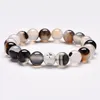 Bijoux de Mode BracteT RU Agate Noir Pole Hommes et Femmes, Chaîne à la Bagure Unique en Cristal S925, ACAT RU ARGRENT, специальные бревны ET Bangl