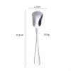 300pcs Ice Cream Spoons Stainless Steel Plated Dessert Scoop Tea Coffee Stirring Spoon;Cake Sugar Spoon;Honey Spoon With DHL Delivery