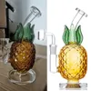 Pineapple Glass Bong Hookahs Recycler Dab Rigs Smoke Water Pipe Percolate Thick Glass Water bongs with 14mm banger