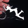 Slim Women Figur Beer Bottle Opener Key Rings Summer Metal Openers Keyring Keychain Holder hänger Fashion Jewelry Bar Hand Tool Will och Sandy