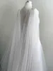 肩、白、アイボリー、シャンパンの結婚式のアクセサリー、_280cmのx 300cmのLonの上のラインストーンで飾られたブライダルベールShawl Veil