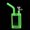 Water Pipe Bong Bongs Стеклянные трубы для курения DAB Буровые установки Кальян Кальяны Пить коробка в форме табака