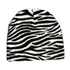 Winter Soft Mode Warm Zebra Cow Leopard Gedrukt Muts Hat Cap voor Dames Fietsen Caps Maskers