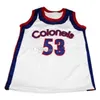 Nikivip Maurice Lucas # 25 Artis Gilmore # 53 Kentucky Colonels Maglia da basket retrò da uomo Cucita personalizzata Qualsiasi numero Nome maglie