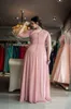 Gelin Elbiselerinin Annesi Kısa Kollu Dantel Aletler Şifon Artı Beden Kadın Düğün Konuk Akşam Elbise