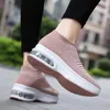 Wholesale 2021 Top Quality Mens Womens Sport Chaussures de course Mesh Sock Runners Purple Pink Outdoor Sneakers EUR 36-45 WY32-A12