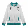 Anime haikyuu jaqueta sportswear casaco karasuno nekoma shiratorizawa itachiyama inarizaki fukurodani jaqueta haikyu cosplay traje y0903