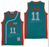 NCAA Stitched Movie Basketball Jerseys Flint Tropics Semi Pro 11 Monix 33 moon 7 coffee black Jersey Mens Shirt Uniform Top/Good Quality